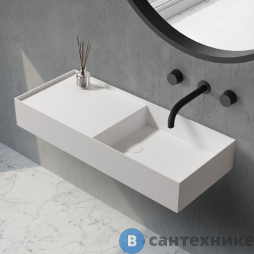 картинка Раковина подвесная ABBER Stein AS2648 белая матовая