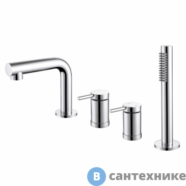 картинка Смеситель ABBER Emotion AF8813 на борт ванны, хром