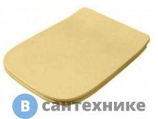 Сиденье для унитаза ArtCeram A16 с микролифтом, фурнитура хром, Zync Yellow (ASA001 12 71)