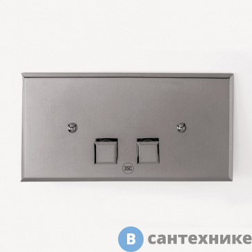 картинка Клавиша смыва 3SC SQUARE pLAQUE SQL00SL для бачков UP320/720, 33*2,5*h17, хром