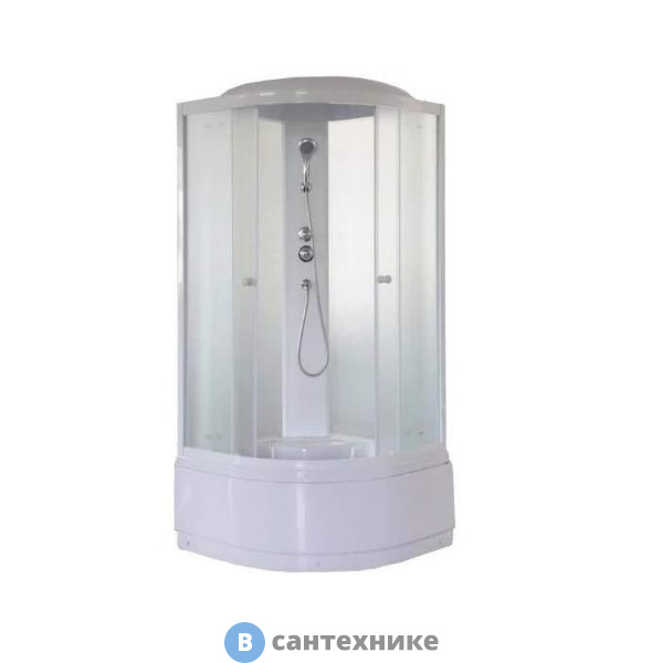 Душевая кабина Parly EF921 (90*90*215) высокий поддон, передние стекла матовые