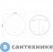 картинка Зеркало Grossman COSMO-норма BLACK (700*700*45) LED с сенсорным выключателем и подогревом (1970702)