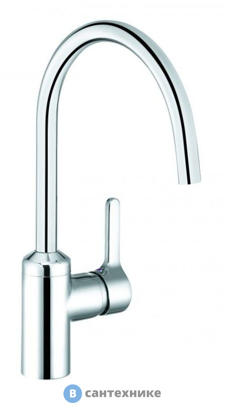 Смеситель Kludi BINGO STAR 428030578 для кухни, поворотный излив