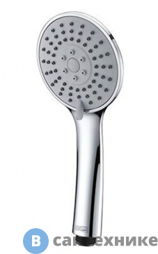 картинка Лейка для душа WasserKRAFT A002 3-функциональная хромоникелевое покрытие, ABS-пластик