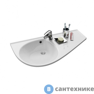 картинка Умывальник Ravak AVOCADO "COMFORT" P белый с отвеpстиями (XJ9P1100000)