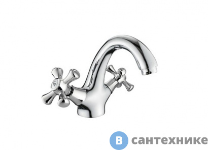 картинка Смеситель Orange Classic PRO M72-021cr двухзахватный для умывальника