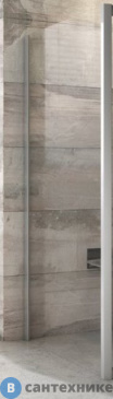 картинка Стенка для душа Ravak BLPS-100 сатин + Грапе (9BHA0U00ZG)