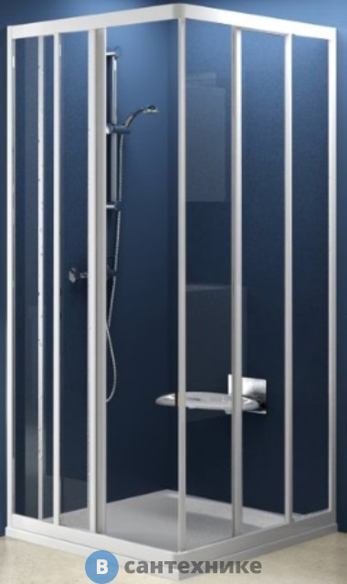 Душевое ограждение Ravak Supernova ASRV3-90 белый+Тpанспаpент (15V70102Z1)