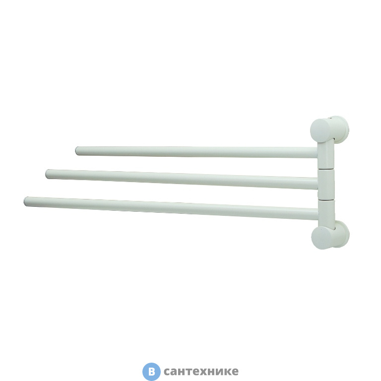 Держатель WasserKRAFT K-1033WHITE полотенец тройной