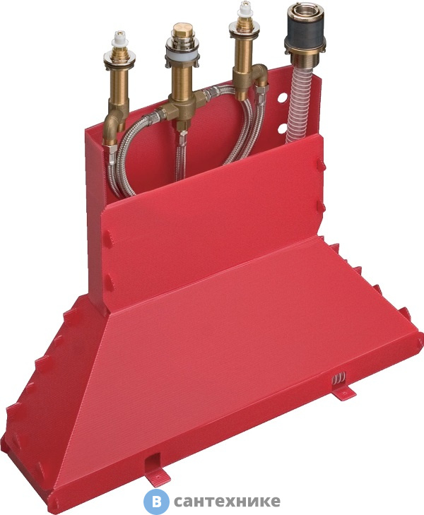 Скрытая часть Hansgrohe 13444180 смесителя для ванны