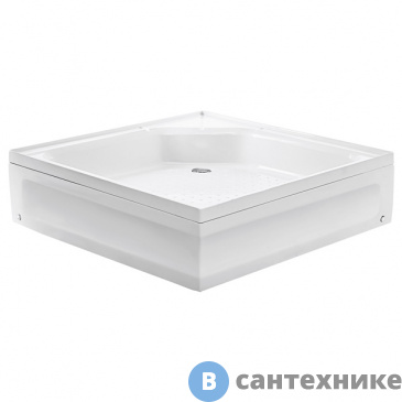 картинка Душевой поддон WEMOR 70/24 S квадратный 700*700*240 мм (10000006091)