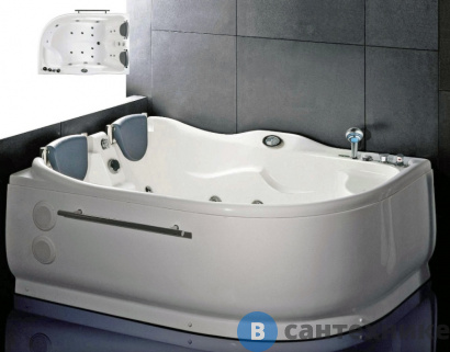 картинка Акриловая ванна EAGO AM124JDCW1Z (Right) (1800x1200x700)