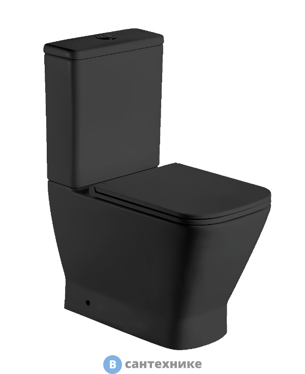 Унитаз с бачком WELTWASSER ROTBACH 001 MT-BL черный матовый