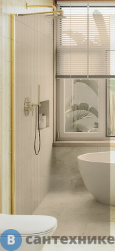 картинка Душевая перегородка в профиле MaybahGlass 1950*790 Стекло 8 мм Бронза (MGD-696-3ш)