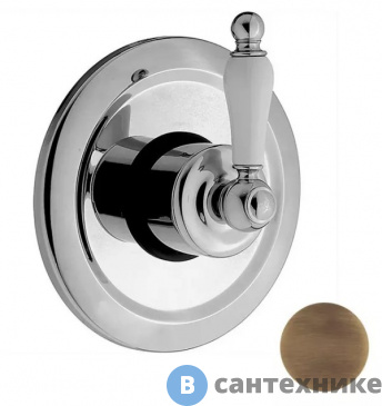 картинка Переключатель CISAL Arcana Toscana на 3 положения, внутренняя и внешняя части в комплекте, бронза (TS00027027)