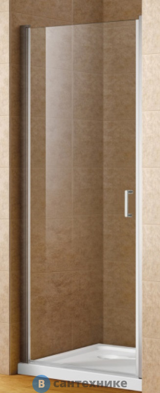 Душевая дверь Aquanet Cinetic AE12-N-90H190U-CT 900 мм, хром, прозр. (243620)