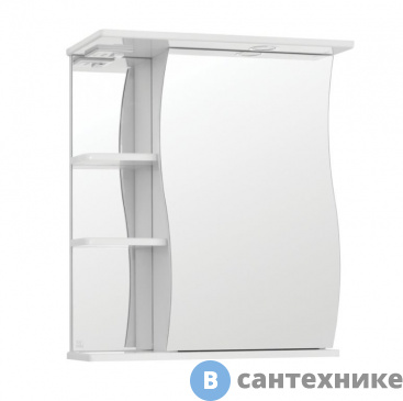 картинка Зеркало-шкаф Style line Волна 600/С (4650134470277)