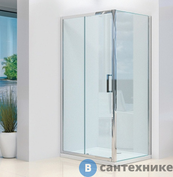 картинка Душевой уголок Band Hours Chrome 812 (800х1200х2035)