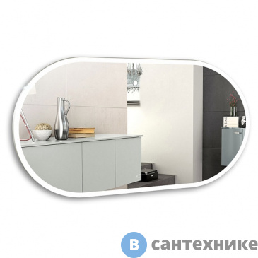 картинка Зеркало AZARIO Виола 600*1200 сенсор выкл универсальное, гор/верт (ФР-00001528)