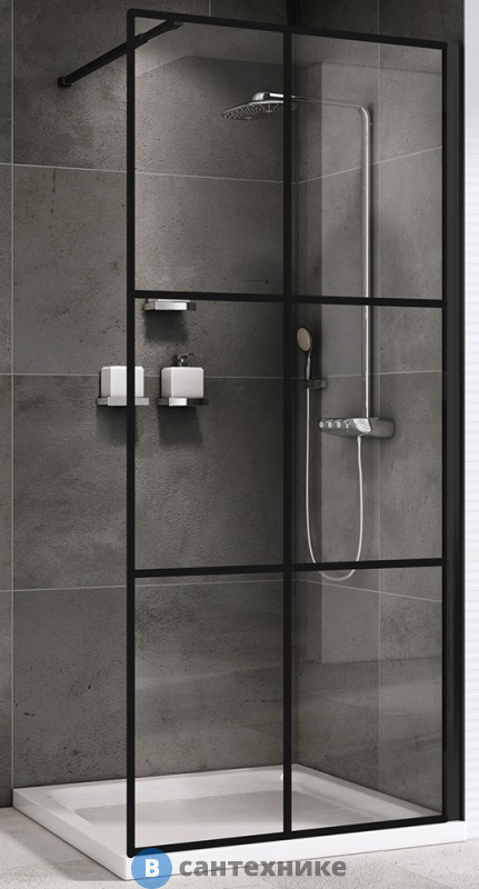 Душевая перегородка ABBER Immer Offen AG62120B8 120*200