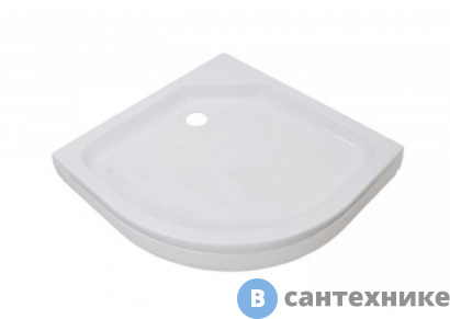 картинка Душевой поддон Тритон ПД23 ДК 1/4 круга, низкий 88х88 (ПД23) без сифона