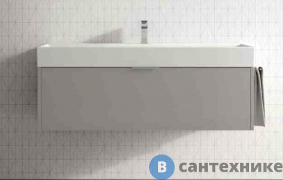 картинка Тумба с раковиной Sturm Normal 80х45х46 см тёмно-бежевый глянцевый (B3L184 BA003 + SIP)