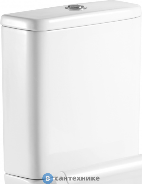 Бачок Aquanet Cube 2-C-1 для унитаза напольного Слив 4,5/3л подключение снизу (240209)