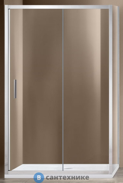 Душевой уголок Vincea Garda VSR-1G8016CL, 1600*800, хром, стекло прозрачное, без поддона