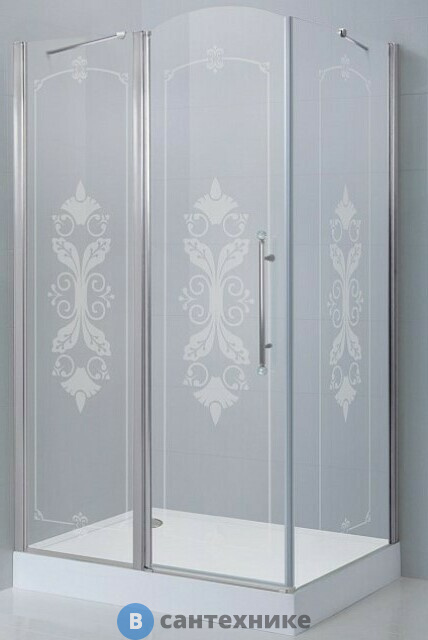 Душевой уголок Cezares GIUBILEO-AH-11-100-CP-Cr-L без поддона