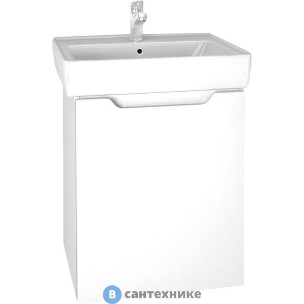 Тумба под раковину Dreja .eco MINI 50 99.1201, белая (умыв. "МИНИ 50")