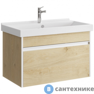 картинка Тумба под раковину Aqwella URBAN 80 URB0108DD (подвесная, дуб давос натуральный)