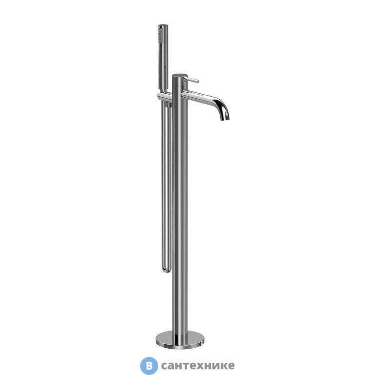 Смеситель Vincea Desire VTF-1DCH для ванны напольный, однорычажный, с регулятором давления, хром