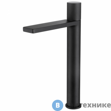 картинка Смеситель ABBER Rund AF8711B для накладной раковины, черный матовый