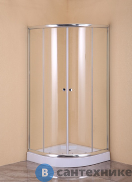 картинка Душевой уголок Agger A01-080TCR с поддоном 78х78х200