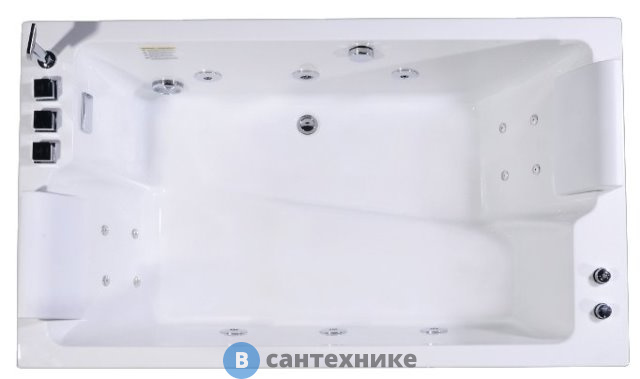 Акриловая ванна ORANS BT-62115B L (1700x1000x650)