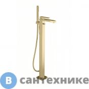 Смеситель Bongio Stelth для ванны напольный 820 мм, с ручным душем и дивертером, золото (01534OR0DEU), без внутренней части 09744