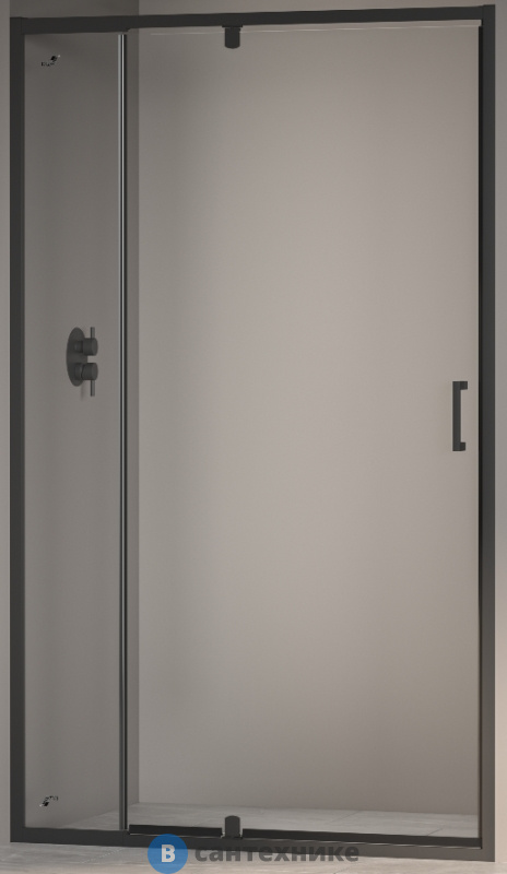 Душевая дверь RGW PA-008B чёрный/прозрачное/6 мм 110-120*195 (350800812-14)