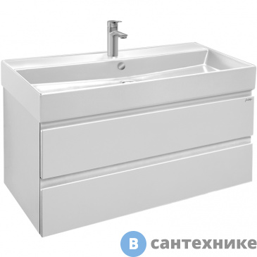 картинка Тумба под раковину Jacob Delafon MADELEINE EB1318-J5 100 см, блестящий белый