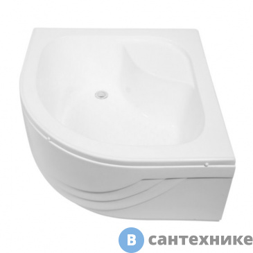 картинка Душевой поддон Sean 514-80 полукруг выс. 80х80х45, без сифона (S-514-80)
