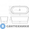 картинка Ванна акриловая CeruttiSpa RESIA 1680x730 отдельностоящая, со сливом-переливом (CT7388)