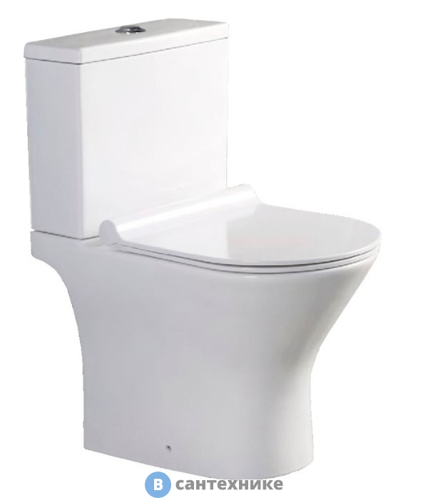 Унитаз с бачком AZARIO Verde AZ-2224 615*360*745 с сиденьем микролифт