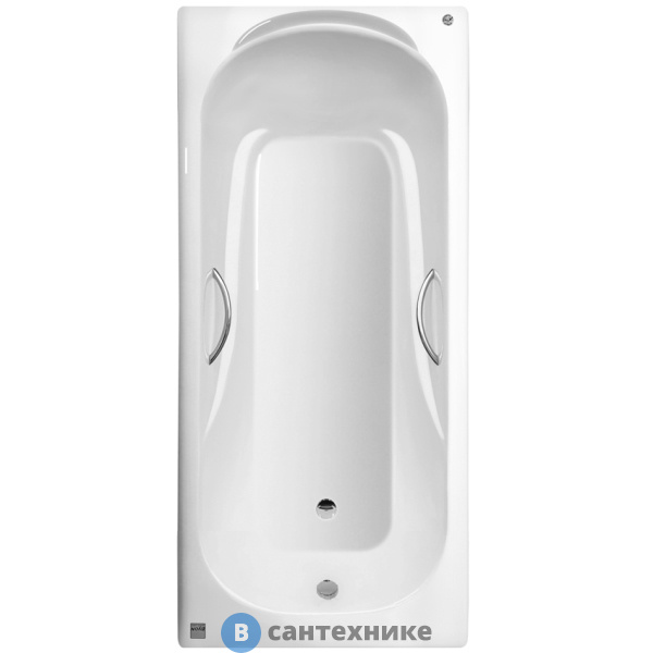 Чугунная ванна BYON CHRISTA 180х80 с ручками (без ножек)