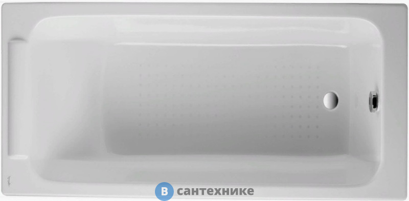 Чугунная ванна Jacob Delafon PARALLEL E2947-00 без ручек (170x70), без ножек и сифона