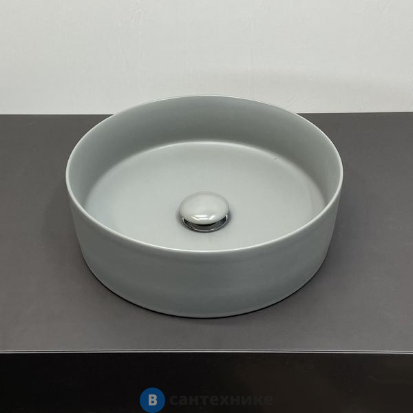 Раковина Comforty 9111 MH светло серая матовая
