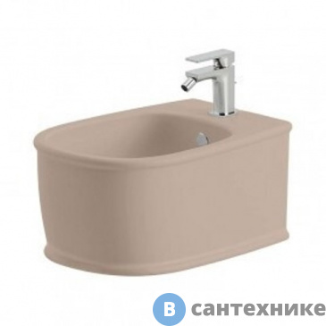 картинка Биде Artceram ATELIER подвесное 52х37см, с 1 отв под смеситель, matera (ATB001 41 00 *1)