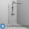 картинка Душевая перегородка АМ.РМ X-Joy W94WI-120-F1-BTE 120x195, стекло прозр. 6 мм, фурнитура чёрный