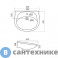 картинка Раковина Santek БРИЗ 55 1WH110460 (белый)