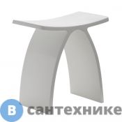 Стульчик для ванной ABBER Stein AS1639 белый матовый