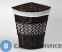 картинка Плетеная корзина WasserKRAFT Salm WB-270-L для белья с крышкой прутья ивы