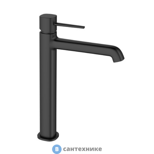 Смеситель Orange Karl M05-121b однозахватный для накладной раковины, чёрный